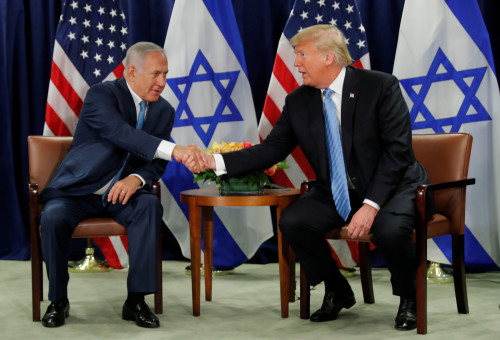 פגישת טראמפ נתניהו (צילום: רויטרס)