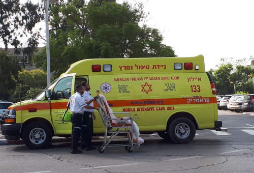 ניידת מד"א (צילום: TPS)