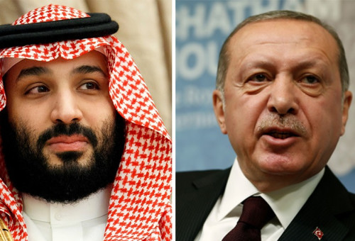 רג'פ טאיפ ארדואן, מוחמד בן סלמאן (צילום: רויטרס)