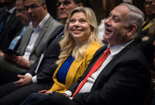 בנימין נתניהו, שרה נתניהו (צילום: הדס פרוש, פלאש 90)