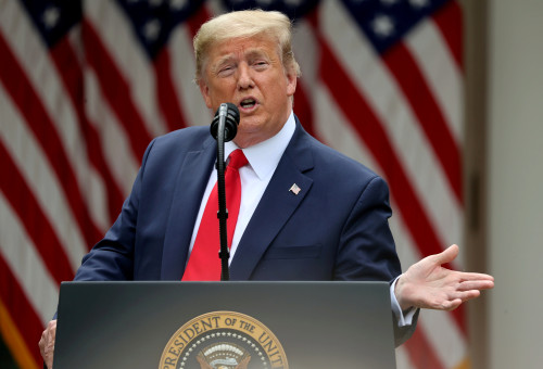 דונלד טראמפ (צילום: REUTERS/Jonathan Ernst)