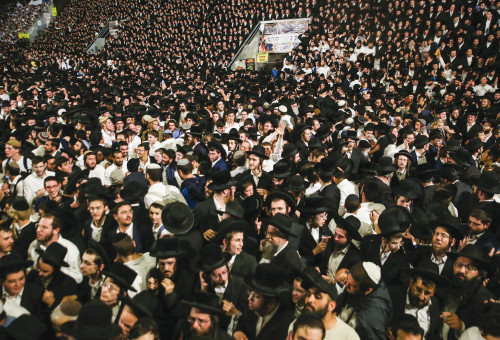 החגיגות במירון, טרם האסון (צילום: דוד כהן, פלאש 90)