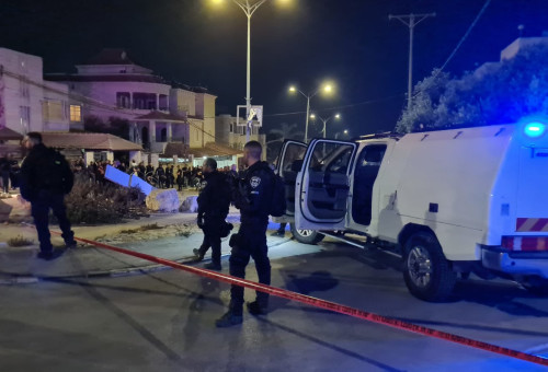 ירי בערערה בנגב, ארכיון (צילום: דוברות המשטרה)