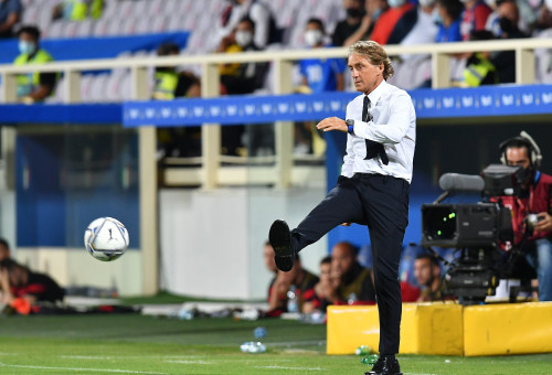 מאמן נבחרת איטליה, רוברטו מאנצ'יני (צילום: רויטרס)