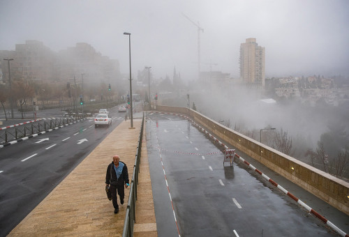 עננים, מעונן, חורף (צילום: יונתן זינדל, פלאש 90)