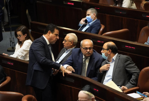 אישור התקציב, הרשימה המשותפת (צילום: דוברות הכנסת, דני שם טוב)