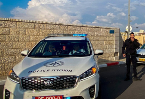 ניידת משטרה (צילום: אבשלום ששוני, פלאש 90)