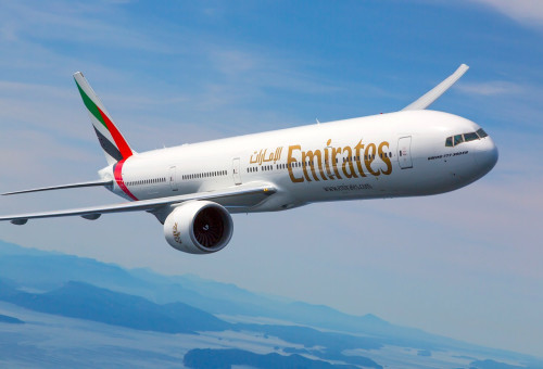 מטוס של חברת התעופה Emirates (צילום: יח״צ Emirates)