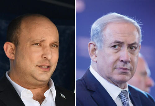 בנימין נתניהו, נפתלי בנט (צילום: חיים צח, לע"מ,יונתן זינדל)