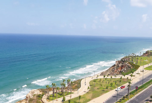 חוף ים (צילום: דב גרינבלט, החברה להגנת הטבע)
