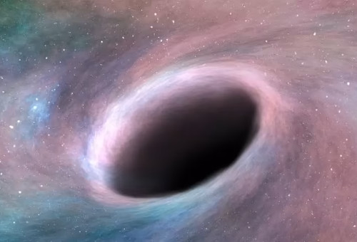 חור שחור, אילוסטרציה (צילום: NASA)