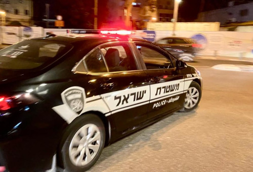 ניידת משטרה (צילום: אבשלום ששוני)