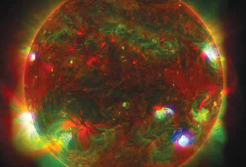 שמש  (צילום: סוכנות החלל נאסא)