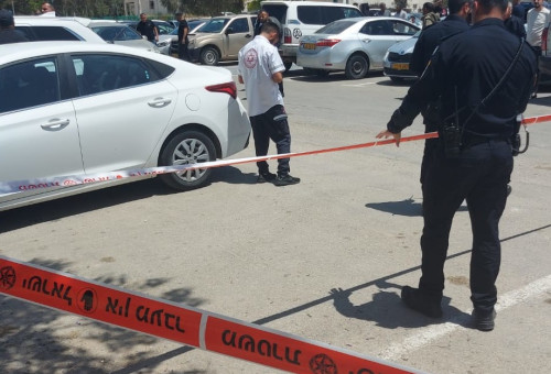 אירוע ירי בתל שבע, ארכיון (צילום: דוברות המשטרה)