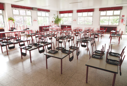 כיתה ריקה  (צילום: אינג אימג')