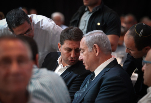בנימין נתניהו, חיים ביבס (צילום: פלאש 90)