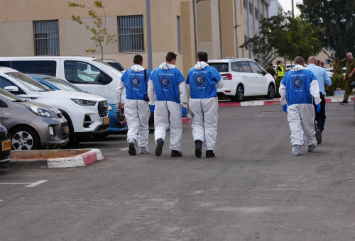 זיהוי גופות חללי המשטרה (צילום: דוברות המשטרה)