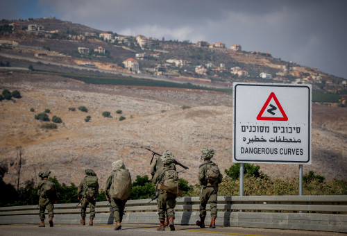 כוחות צה"ל בגבול לבנון (צילום: David Cohen/Flash90)