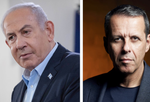 בנימין נתניהו, רונן צור (צילום: רמי זרגנר,Chaim Goldberg/Flash90)