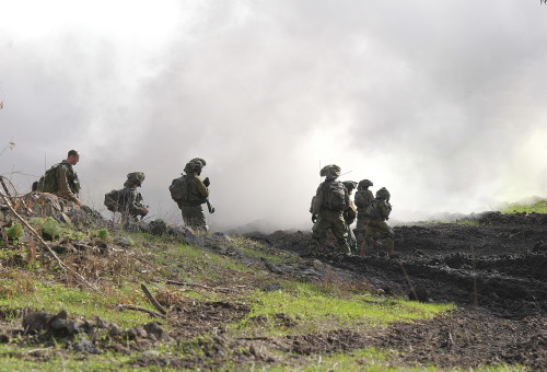 מילואימניקים בצפון במלחמת "חרבות ברזל" (צילום: איל מרגולין, פלאש 90)