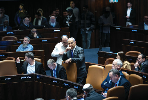 חברי הקואליציה (צילום: יונתן זינדל, פלאש 90)