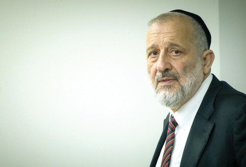 אריה דרעי, ש"ס (צילום: יונתן זינדל, פלאש 90)