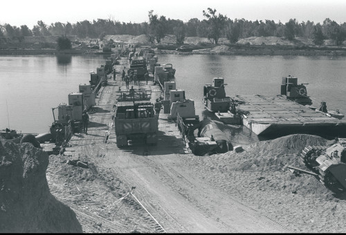 מלחמת יום כיפור 25.10.1973 תעלת סואץ (צילום: רון אילן, לע"מ)