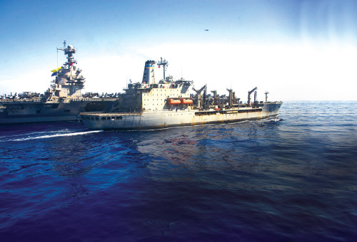 נושאת המטוסים ג'רלד פורד (צילום: רויטרס)