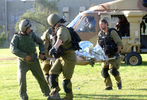 פצועים בצוק איתן (צילום: פלאש 90)