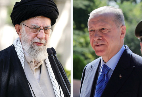 חמינאי, ארדואן (צילום: רויטרס)