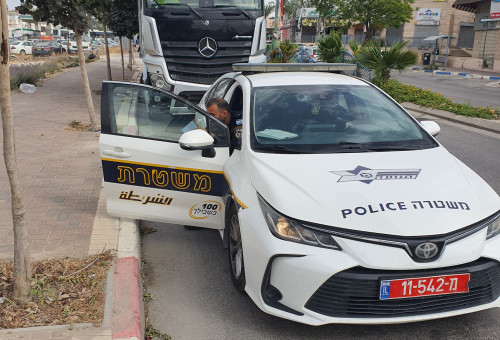 ניידת משטרה (צילום: דוברות המשטרה)