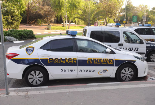 ניידת משטרה (צילום: ראובן קסטרו)