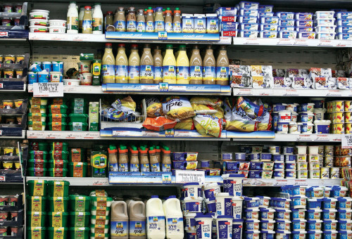 מוצרי חלב (צילום: נתי שוחט, פלאש 90)