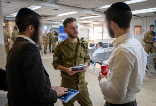 גיוס חרדים (צילום: דובר צה"ל)