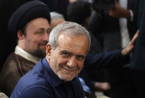 מסעוד פזשכיאן (צילום: Majid Asgaripour/WANA (West Asia News Agency) via REUTERS)