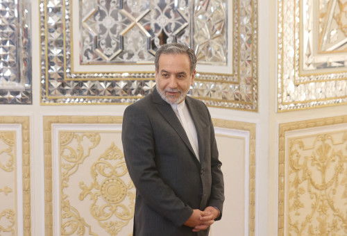 שר החוץ האיראני עבאס עראקצ'י (צילום: Majid Asgaripour/WANA (West Asia News Agency) via REUTERS)