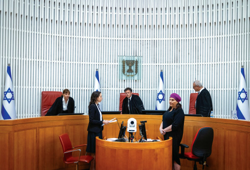 דיון בבית המשפט העליון (צילום: חיים גולדברג, פלאש 90)