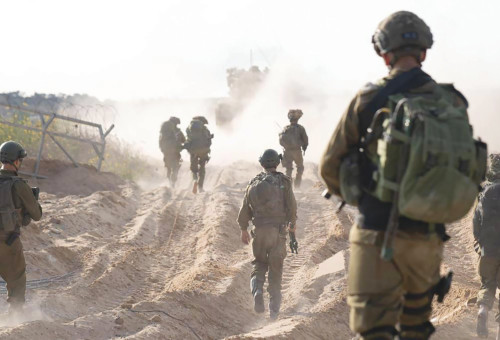 לוחמים בעזה (צילום: דובר צה"ל)