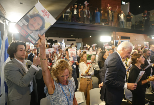 אירוע סולידריות של אוונגליסטים, אוקטובר 2024  (צילום: יוסי זמיר)