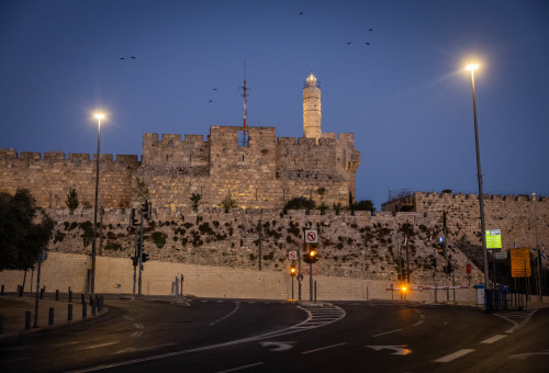 יום הכיפורים תשפ"ה בירושלים (צילום: יונתן זינדל, פלאש 90)