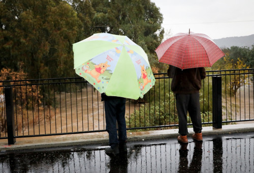 מזג אוויר גשום (צילום: פלאש 90)