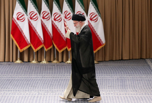 עלי חמינאי (צילום: Office of the Iranian Supreme Leader/WANA)