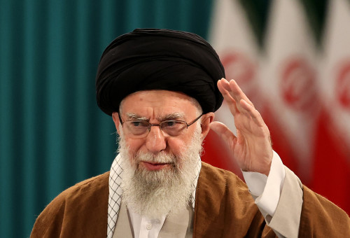 עלי חמינאי (צילום: ATTA KENARE/AFP via Getty Images)