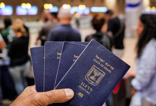 דרכון ישראלי (צילום: נתי שוחט, פלאש 90)