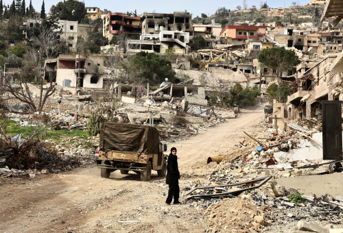 הרס בדרום לבנון (צילום: REUTERS/Emilie Madi)