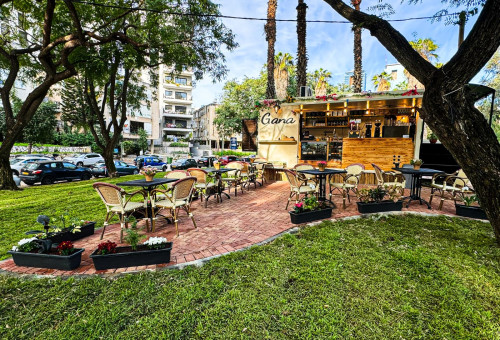 עגלת קפה ברמת גן (צילום: דוברות העירייה)