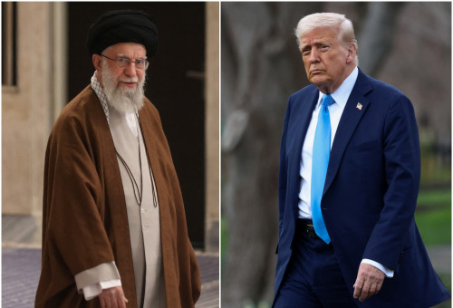 דונלד טראמפ, עלי חמינאי (צילום: רויטרס)