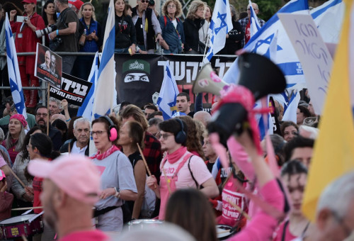 מחאה נגד הממשלה (צילום: אבשלום ששוני)