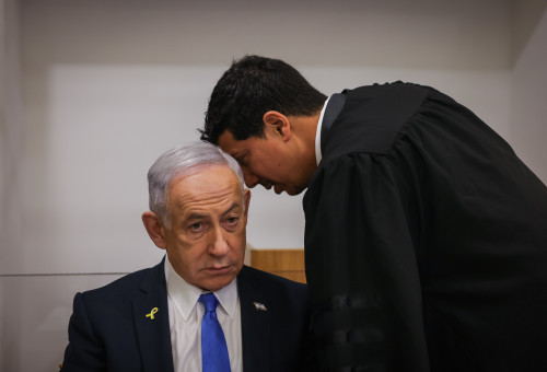 עמית חדד, בנימין נתניהו (צילום: מרים אלסטר, פלאש 90)