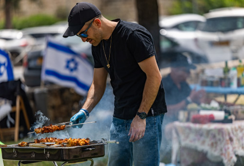 חגיגות יום העצמאות תשפ"ה בירושלים (צילום:  יונתן זינדל פלאש 90)